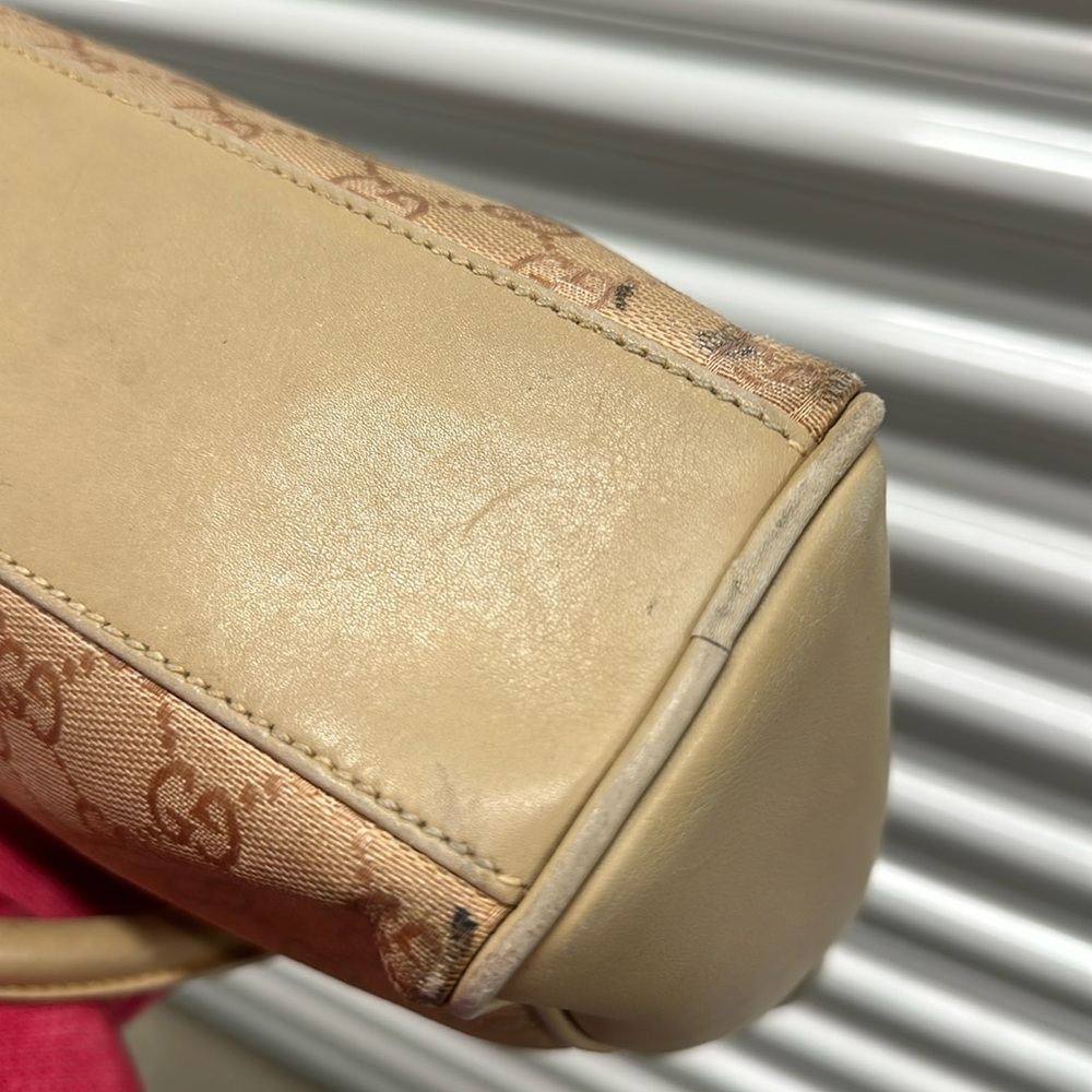 Vintage Gucci light beige monogram handbag - Picture 13 of 16